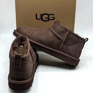 NIB UGG Classic Ultra Mini Women’s Burnt Cedar Boots size 9